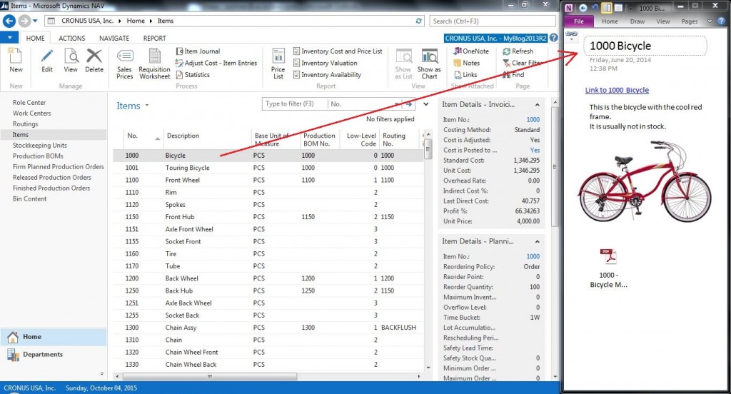 OneNote-And-Dynamics-NAV-Side-By-Side